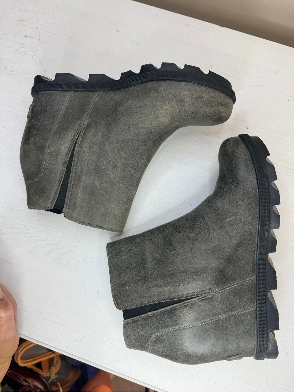 Women's Sorel Joan of Arctic Wedge II Zip sz 7